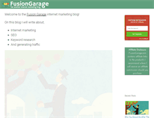 Tablet Screenshot of fusiongarage.com